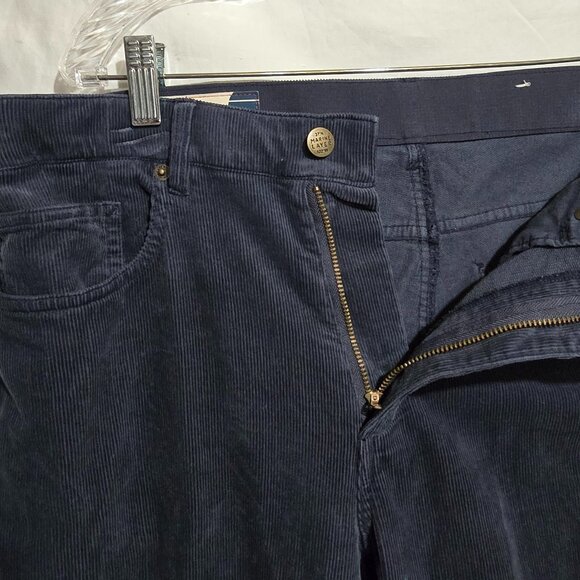 Marine Layer Original Slim Corduroy Pant - Blue - Sz 32x30* - Picture 3 of 5